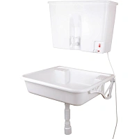 Умывальник дачный с подогревом ДТРД 17 л с раковиной и сифоном в комплекте