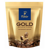 Кофе растворимый сублимированный Tibio Gold Selection 285 г (пакет) фото Кофе растворимый сублимированный Tibio Gold Selection 285 г (пакет)