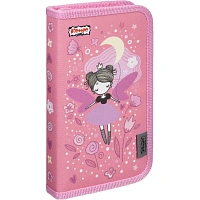 Пенал односекционный Комус Класс Фея розовый