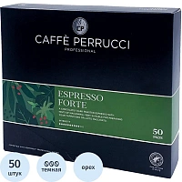 Кофе в капсулах для кофемашин Caffe Perrucci Espresso Forte (50 штук в упаковке) фото Кофе в капсулах для кофемашин Caffe Perrucci Espresso Forte (50 штук в упаковке)