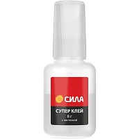 Клей универсальный секундный с кисточкой СИЛА SSBL1-8 8 гр фото Клей универсальный секундный с кисточкой СИЛА SSBL1-8 8 гр