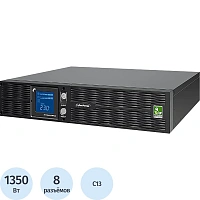 ИБП CyberPower PR1500ELCDRT2U, Line-Interactive, 1500VA/1350W, 8 IEC