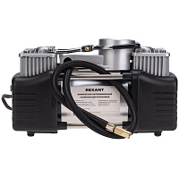 Компрессор автомобильный усиленный двухпоршневой, 60 л/мин, 10 АТМ REXANT фото Компрессор автомобильный усиленный двухпоршневой, 60 л/мин, 10 АТМ REXANT