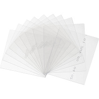 Стёкла для маски сварщика защитные внешние TOPFORT 137x117 мм (10 штук в упаковке)