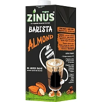 Напиток миндальный Zinus Barista ультрапастеризованный 1 л фото Напиток миндальный Zinus Barista ультрапастеризованный 1 л