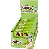 Печенье протеиновое FitnesSHOCK Брауни белый шоколад и фисташка 50 г