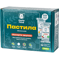 Пастила Apple Food в ас. слив_барб_груш_абрик_клуб_лес.яг_виш_ябл, 700г фото Пастила Apple Food в ас. слив_барб_груш_абрик_клуб_лес.яг_виш_ябл, 700г