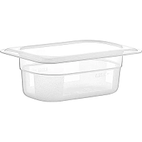 Гастроёмкость Gastroplast GN 1/9 10.6х17.6х6.5 см 0.5 л полипропилен фото Гастроёмкость Gastroplast GN 1/9 10.6х17.6х6.5 см 0.5 л полипропилен