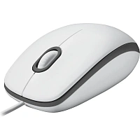 Мышь компьютерная Logitech проводн. M100 Corded WHITE 910-006764 фото Мышь компьютерная Logitech проводн. M100 Corded WHITE 910-006764
