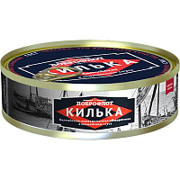 Килька Доброфлот Балтийская неразд.обжар. в т/с ж/б ключ 240г фото Килька Доброфлот Балтийская неразд.обжар. в т/с ж/б ключ 240г