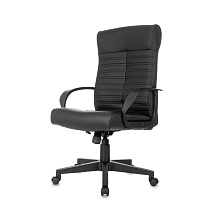 Кресло БР Комус Мебель Echair 659, экокожа, черн, пластик