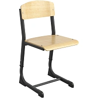 Стул ученический MET_Комус Мебель Школа 2.0, 3-5 р.г. антрацит