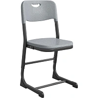 Стул ученический MET_Комус Мебель Школа 2.0,3-5 р.г. Aero сер 7040/антрацит