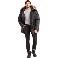 Куртка зимняя муж Аляска з66-КУ удлиненная черн (р.48-50)170-176