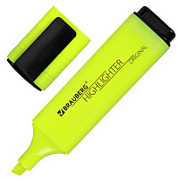 Текстовыделитель BRAUBERG "ORIGINAL NEON", ЖЕЛТЫЙ, линия письма 1-5 мм, 152211 фото Текстовыделитель BRAUBERG "ORIGINAL NEON", ЖЕЛТЫЙ, линия письма 1-5 мм, 152211