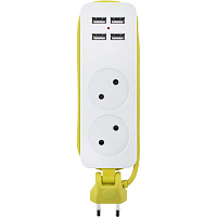 Удлинитель Старт С/У S 2x1- 4 USB A 5/90 2 розетки + USB 1.5 м