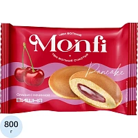 Печенье бисквитное Monfi Панкейк с вишней (20 штук по 40 г) фото Печенье бисквитное Monfi Панкейк с вишней (20 штук по 40 г)