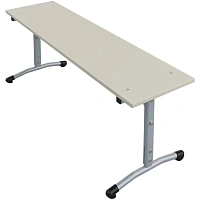 Скамья регулируемая (серая, 1200х320х460 мм)