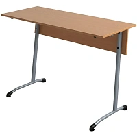 Парта двухместная Гармония бук/серый рост 6