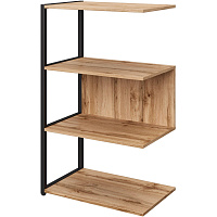 Полустеллаж для документов Easy to lead K-Loft 241H021 дуб натуральный/чёрный 645х400х1068 мм