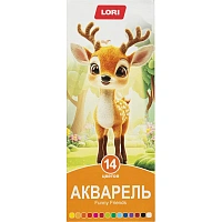 Краски акварельные FUNNY FRIENDS, 14 цветов, б/к Ааф-004 набор фото Краски акварельные FUNNY FRIENDS, 14 цветов, б/к Ааф-004 набор