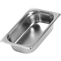 Гастроемкость (1/4x65мм), нерж. сталь AISI201, толщина 0,7мм,265x164x65мм