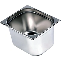 Гастроемкость (1/2x200мм), нерж. сталь AISI201, толщина 0,7мм,325x265x200мм