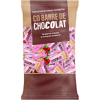 Конфеты Co barre de Chocolat мультизлаковые с клюквой, 900г фото Конфеты Co barre de Chocolat мультизлаковые с клюквой, 900г