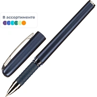 Ручка шариковая неавтоматическая Deli EQ126-BL синяя (толщина линии 0.35 мм)