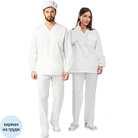 Костюм пекаря универсальный/у05-КБР дл.рук. (р.64-66) р.170-176