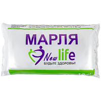 Марля медицинская отбеленная NEW LIFE отрез 0,9х10 м, плотность 36 (±2) г/м2, 94263 фото Марля медицинская отбеленная NEW LIFE отрез 0,9х10 м, плотность 36 (±2) г/м2, 94263