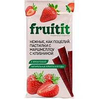 Пастилки Fruit it с маршмеллоу спелая клубника 55 г фото Пастилки Fruit it с маршмеллоу спелая клубника 55 г
