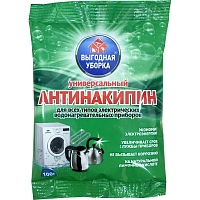 Средство для удаления накипи Антинакипин ВЫГОДНАЯ УБОРКА Универс. 100г,3274 фото Средство для удаления накипи Антинакипин ВЫГОДНАЯ УБОРКА Универс. 100г,3274