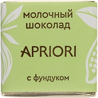 Шоколад порционный Apriori молочный, с фундуком, 1250г/уп фото Шоколад порционный Apriori молочный, с фундуком, 1250г/уп