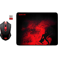 Мышь компьютерная Redragon беспроводн.+коврик (игр.набор) M601WL-BA (78227) фото Мышь компьютерная Redragon беспроводн.+коврик (игр.набор) M601WL-BA (78227)