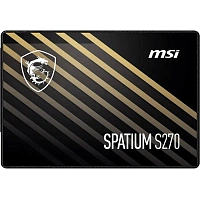 SSD накопитель MSI SSD SPATIUM S270, 240GB, 2.5 SATA(S78-440N070-P83) фото SSD накопитель MSI SSD SPATIUM S270, 240GB, 2.5 SATA(S78-440N070-P83)