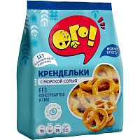 Крендельки Ого! посольские с морской солью 130 г фото Крендельки Ого! посольские с морской солью 130 г