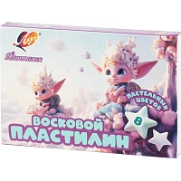 Пластилин восковой Луч Фантазия пастельный 8 цветов 120 г фото Пластилин восковой Луч Фантазия пастельный 8 цветов 120 г