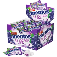 Жевательная резинка Mentos Pure Fresh вкус Виноград, 2гx100шт/уп фото Жевательная резинка Mentos Pure Fresh вкус Виноград, 2гx100шт/уп