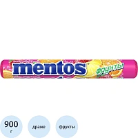 Драже жевательное Mentos Фрукты, 37,5гx24шт/уп фото Драже жевательное Mentos Фрукты, 37,5гx24шт/уп