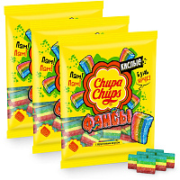 Мармелад Chupa Chups Фансы, 150гx3шт/уп фото Мармелад Chupa Chups Фансы, 150гx3шт/уп