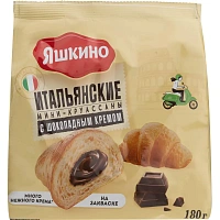 Круасcаны мини Яшкино с шоколадным кремом, 180гx8шт/уп, ЯК102 фото Круасcаны мини Яшкино с шоколадным кремом, 180гx8шт/уп, ЯК102