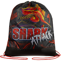 Сумка для сменной обуви цветная, ткань, СДС-3, SHARK ATTACK 2024 фото Сумка для сменной обуви цветная, ткань, СДС-3, SHARK ATTACK 2024