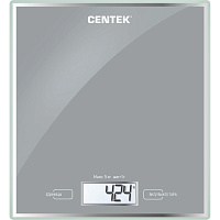 Весы кухонные CENTEK CT-2462 SILVER, электронный дисплей, max вес 5 кг, тарокомпенсация, стекло, CT-2462 Silver фото Весы кухонные CENTEK CT-2462 SILVER, электронный дисплей, max вес 5 кг, тарокомпенсация, стекло, CT-2462 Silver