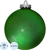 Шар  200мм, с глиттером лакированный (зеленый), 49764131 фото Шар  200мм, с глиттером лакированный (зеленый), 49764131