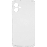 Чехол накладка PERO силикон для Samsung A06 прозрачный усиленный