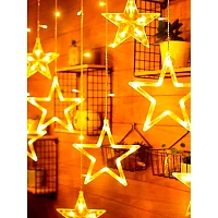 Электрогирлянда 126 LED ламп, размер 300x70cм, тепл. белый, 8 реж.арт.93405