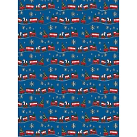 Бумага упаковочная для сувен. продукции с рисунком, 80г/м2 100х70 арт.95234