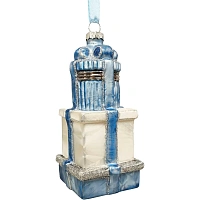 Игрушка Украшение НГ подвесное из стекла / 6,3x6,3x14,5см арт.95570