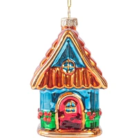 Ёлочная игрушка Magic Time стекло разноцветная (высота 11.2 см)